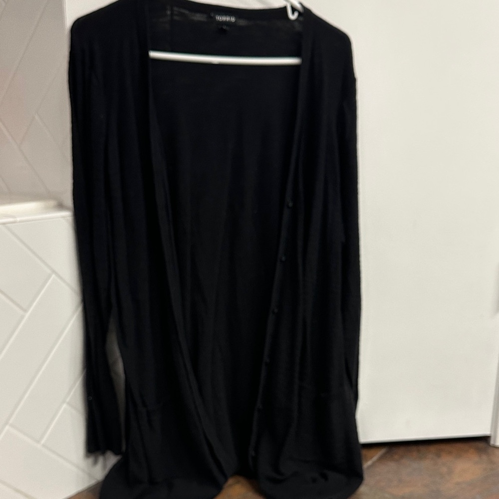 Torrid Classic Black Cardigan